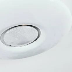 hofstein Plafonnier Page LED Blanc, 2 lumières, Télécommandes, Changeur de couleurs