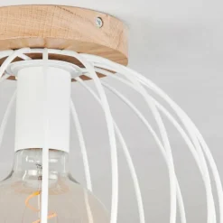 Luminaires Scandinaves-hofstein Plafonnier Pajalta Écru, 1 lumière