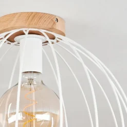 Luminaires Scandinaves-hofstein Plafonnier Pajalta Écru, 1 lumière