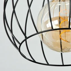 Lampes En Bois-hofstein Plafonnier Pajalta Écru, 1 lumière