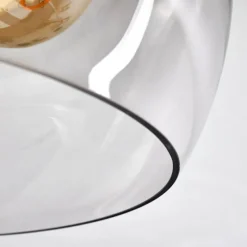 hofstein Plafonnier Palibatz Anthracite, 3 lumières