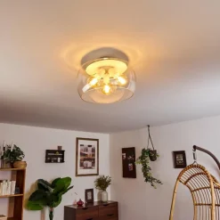 hofstein Plafonnier Palibatz Blanc, 3 lumières