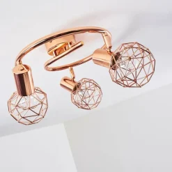 hofstein Plafonnier Palmira Cuivre, 3 lumières