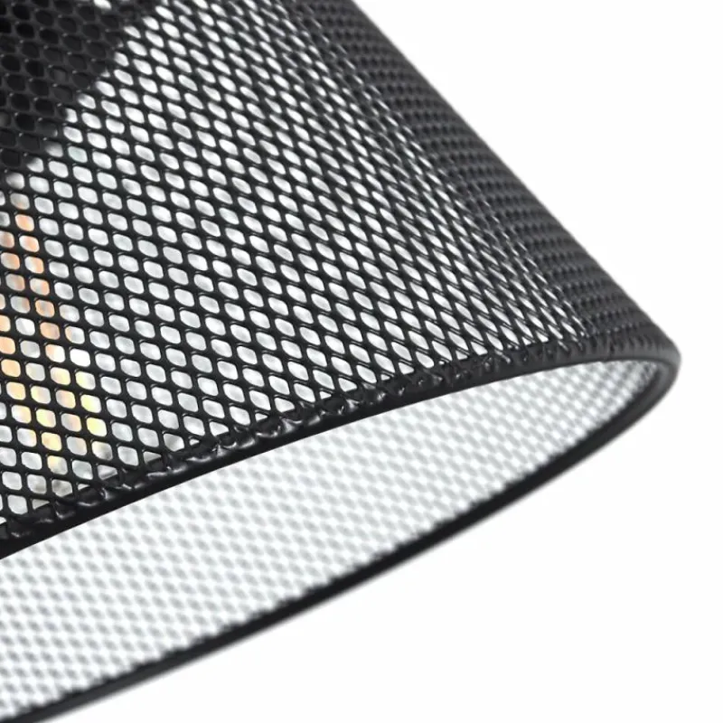 Lampes Industrielles-hofstein Plafonnier Panaguá Bois clair, Noir, 2 lumières