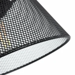 Lampes Industrielles-hofstein Plafonnier Panaguá Bois clair, Noir, 1 lumière