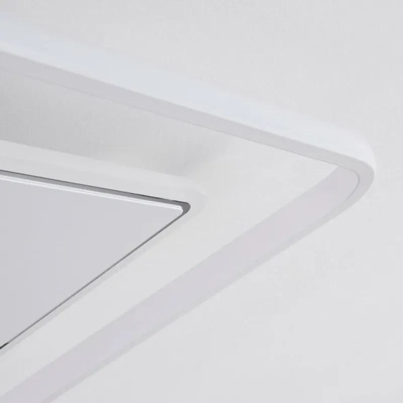 hofstein Plafonnier Panchita LED Blanc, 1 lumière, Télécommandes