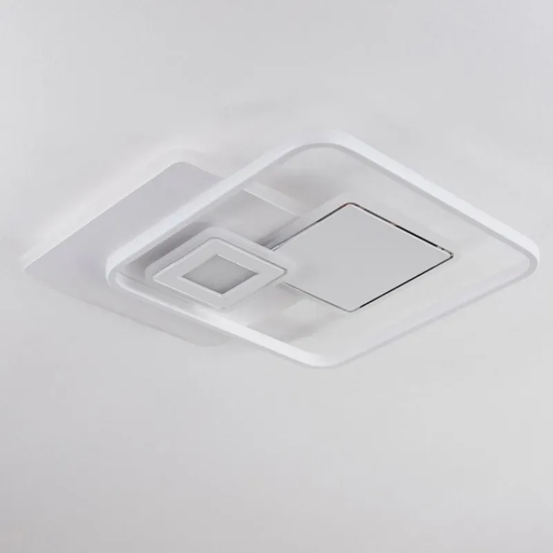 hofstein Plafonnier Panchita LED Blanc, 1 lumière, Télécommandes