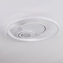 hofstein Plafonnier Panchita LED Blanc, 1 lumière, Télécommandes