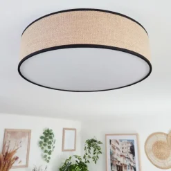 Lampes En Tissu-hofstein Plafonnier Parbiak LED Blanc, 1 lumière