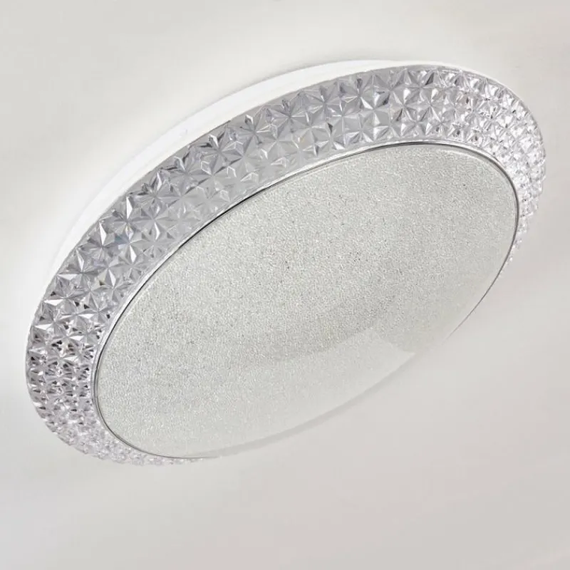 hofstein Plafonnier Parrita LED Blanc, 1 lumière, Télécommandes, Changeur de couleurs* Éclairage Led