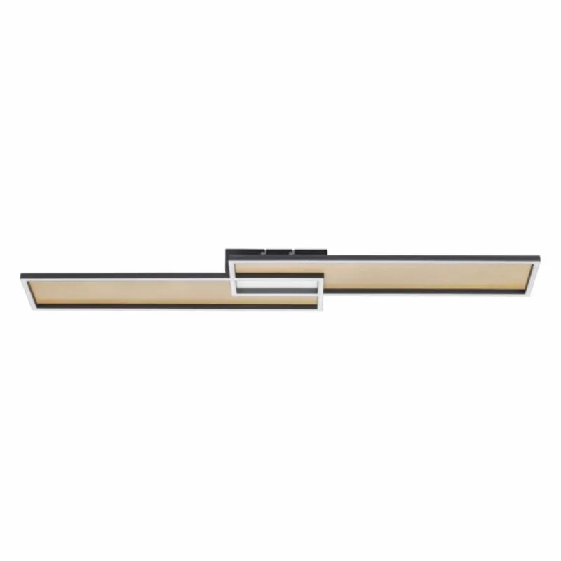 Luminaires Paul Neuhaus Plafonnier Paul Neuhaus AMARA LED Noir, 1 lumière, Télécommandes* Éclairage Led