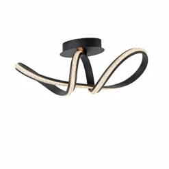 Luminaires Paul Neuhaus Plafonnier Paul Neuhaus BRILLA LED Noir, 1 lumière* Éclairage Led