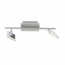 Luminaires Paul Neuhaus Plafonnier Paul Neuhaus DAAN LED Chrome, 2 lumières* Éclairage Led