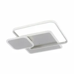 Luminaires Paul Neuhaus Plafonnier Paul Neuhaus EMILIO LED Argenté, 1 lumière, Télécommandes* Éclairage Led