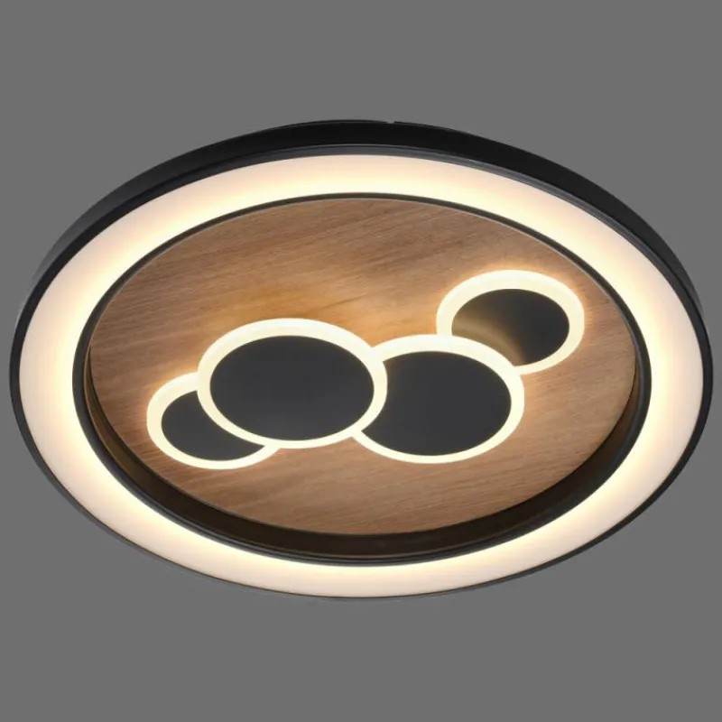 Lampes En Bois-Luminaires Paul Neuhaus Plafonnier Paul Neuhaus ELIZA LED Écru, 2 lumières