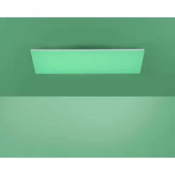 Luminaires Paul Neuhaus Plafonnier Paul Neuhaus FRAMELESS LED Blanc, 1 lumière, Télécommandes, Changeur de couleurs* Éclairage Led