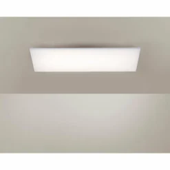 Luminaires Paul Neuhaus Plafonnier Paul Neuhaus FRAMELESS LED Blanc, 1 lumière, Télécommandes, Changeur de couleurs* Éclairage Led