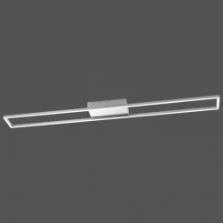 Luminaires Paul Neuhaus Plafonnier Paul Neuhaus INIGO LED Acier inoxydable, 4 lumières* Éclairage Led