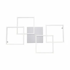 Luminaires Paul Neuhaus Plafonnier Paul Neuhaus INIGO LED Acier inoxydable, 4 lumières* Éclairage Led