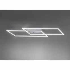 Luminaires Paul Neuhaus Plafonnier Paul Neuhaus INIGO LED Acier inoxydable, 2 lumières* Éclairage Led
