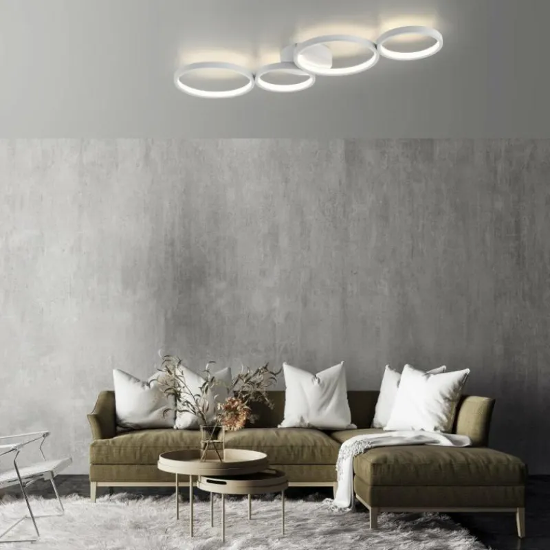 Luminaires Paul Neuhaus Plafonnier Paul Neuhaus KIRINGE LED Blanc, 1 lumière* Éclairage Led