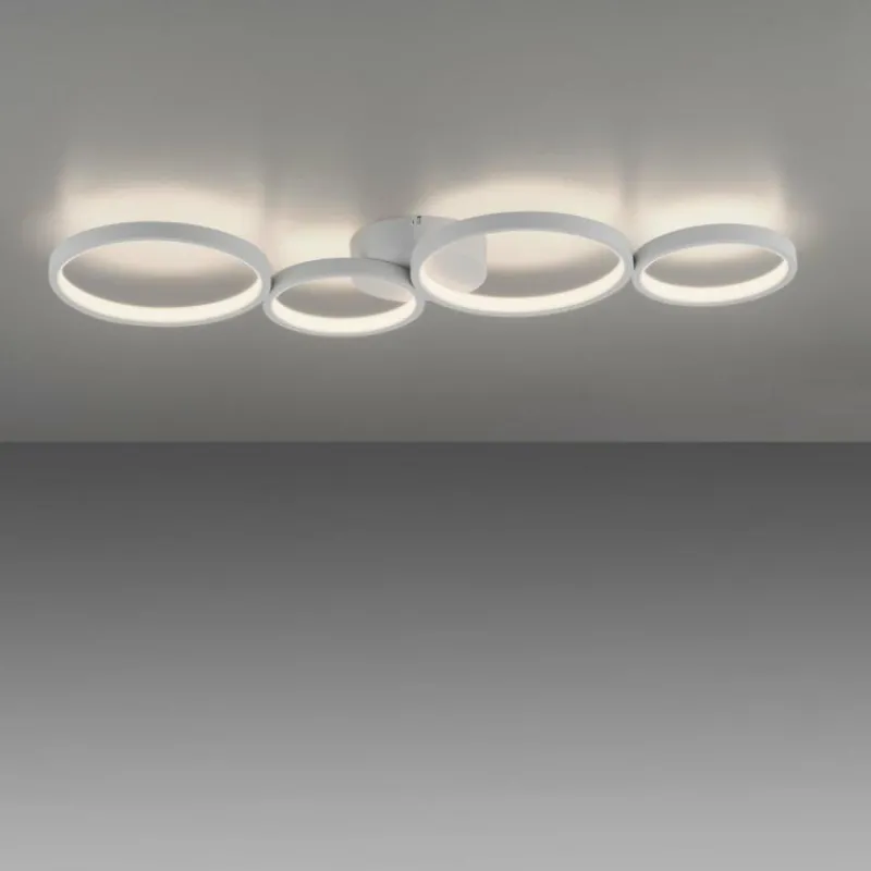 Luminaires Paul Neuhaus Plafonnier Paul Neuhaus KIRINGE LED Blanc, 1 lumière* Éclairage Led