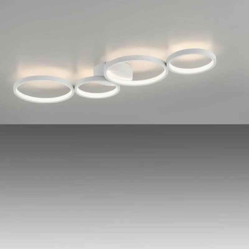 Luminaires Paul Neuhaus Plafonnier Paul Neuhaus KIRINGE LED Blanc, 1 lumière* Éclairage Led