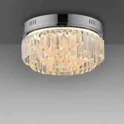 Luminaires Paul Neuhaus Plafonnier Paul Neuhaus KRISTA LED Chrome, 1 lumière