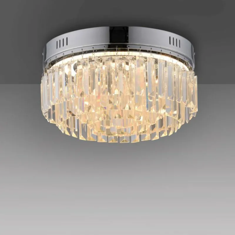 Luminaires Paul Neuhaus Plafonnier Paul Neuhaus KRISTA LED Chrome, 1 lumière