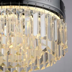 Luminaires Paul Neuhaus Plafonnier Paul Neuhaus KRISTA LED Chrome, 1 lumière