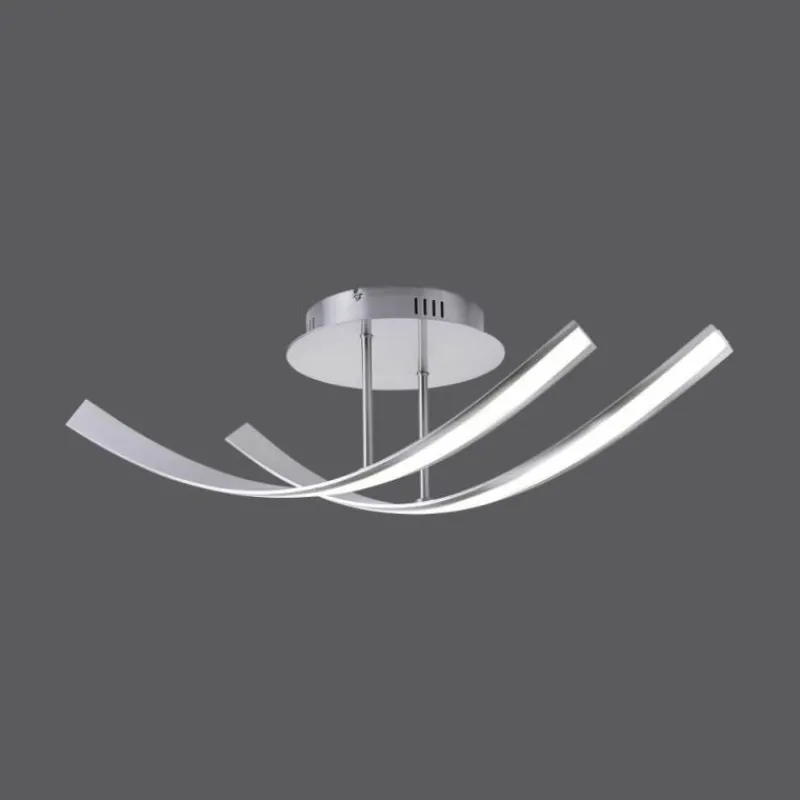 Luminaires Paul Neuhaus Plafonnier Paul Neuhaus LINDA LED Acier inoxydable, 2 lumières* Éclairage Led