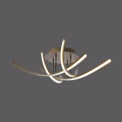 Luminaires Paul Neuhaus Plafonnier Paul Neuhaus LINDA LED Rouille, 4 lumières* Éclairage Led