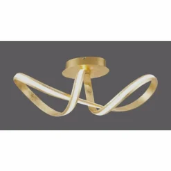 Lampes Dorées-Luminaires Paul Neuhaus Plafonnier Paul Neuhaus MELINDA LED Or, 1 lumière