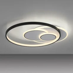 Luminaires Paul Neuhaus Plafonnier Paul Neuhaus MAILAK LED Noir, Blanc, 2 lumières* Éclairage Led