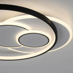 Luminaires Paul Neuhaus Plafonnier Paul Neuhaus MAILAK LED Noir, Blanc, 2 lumières* Éclairage Led