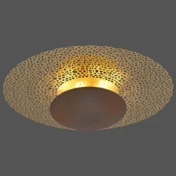 Luminaires Rustiques-Luminaires Paul Neuhaus Plafonnier Paul Neuhaus NEVIS LED Rouille, 1 lumière