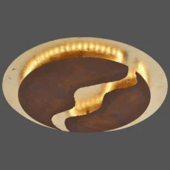 Lampe Turque-Luminaires Paul Neuhaus Plafonnier Paul Neuhaus NEVIS LED Rouille, 1 lumière