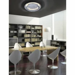 Luminaires Paul Neuhaus Plafonnier Paul Neuhaus NEVIS LED Argenté, 4 lumières* Éclairage Led