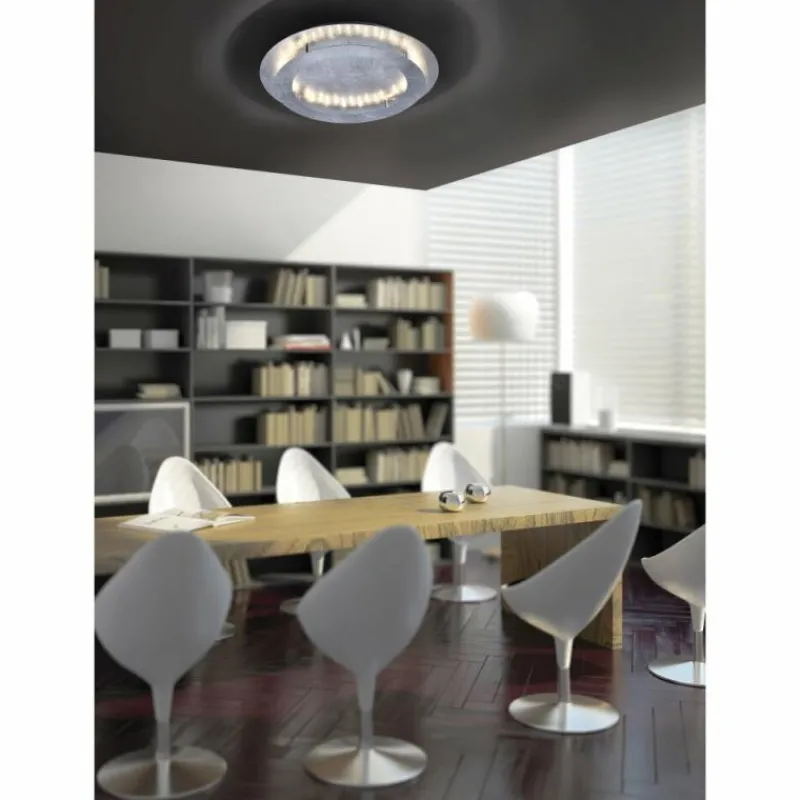 Luminaires Paul Neuhaus Plafonnier Paul Neuhaus NEVIS LED Argenté, 4 lumières* Éclairage Led