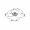 Luminaires Paul Neuhaus Plafonnier Paul Neuhaus NELIA LED Acier inoxydable, 6 lumières