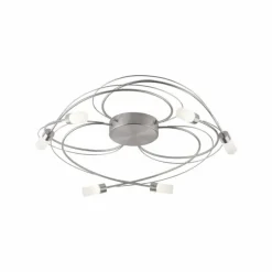 Luminaires Paul Neuhaus Plafonnier Paul Neuhaus NELIA LED Acier inoxydable, 6 lumières