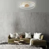 Lampes Dorées-Luminaires Paul Neuhaus Plafonnier Paul Neuhaus NASTRO LED Or, 1 lumière