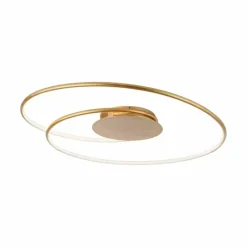 Lampes Dorées-Luminaires Paul Neuhaus Plafonnier Paul Neuhaus NASTRO LED Or, 1 lumière