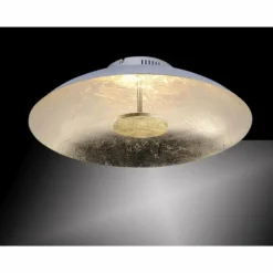 Luminaires Rustiques-Luminaires Paul Neuhaus Plafonnier Paul Neuhaus PLATE LED Or, 1 lumière