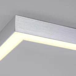 Luminaires Paul Neuhaus Plafonnier Paul Neuhaus PURE-LINES LED Aluminium, 1 lumière, Télécommandes* Éclairage Led