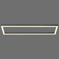 Luminaires Paul Neuhaus Plafonnier Paul Neuhaus PURE-LINES LED Anthracite, 1 lumière, Télécommandes* Éclairage Led