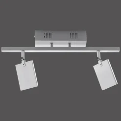 Luminaires Paul Neuhaus Plafonnier Paul Neuhaus PURE-MIRA LED Aluminium, 2 lumières, Télécommandes* Éclairage Led