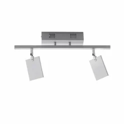 Luminaires Paul Neuhaus Plafonnier Paul Neuhaus PURE-MIRA LED Aluminium, 2 lumières, Télécommandes* Éclairage Led