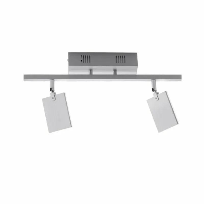 Luminaires Paul Neuhaus Plafonnier Paul Neuhaus PURE-MIRA LED Aluminium, 2 lumières, Télécommandes* Éclairage Led