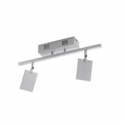 Luminaires Paul Neuhaus Plafonnier Paul Neuhaus PURE-MIRA LED Aluminium, 2 lumières, Télécommandes* Éclairage Led